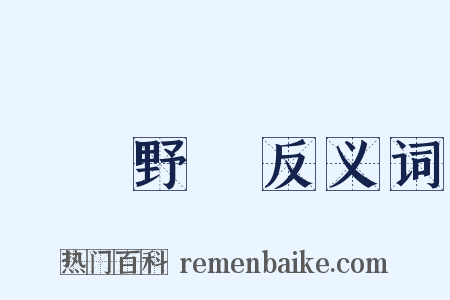 閑雲野鶴反义词是什么意思的图片
